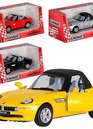 Kmkt5022w машинка легкова kinsmart bmw z8, металева, інерційна, відкриваються двері, в коробці