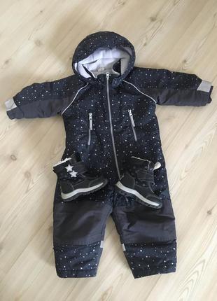 Комбінезон зимовий h&m 9-12 міс.