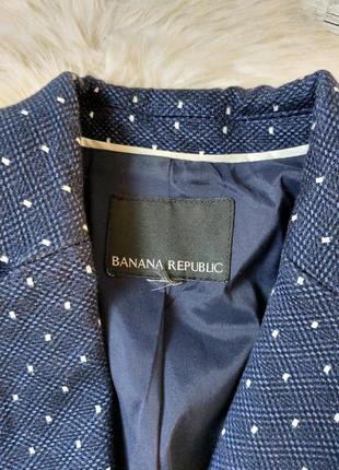 Пиджак женский banana republic синий5 фото