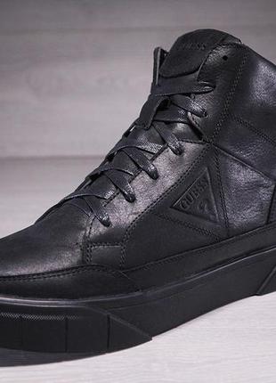 Ботинки мужские кожаные guess los angeles7 фото