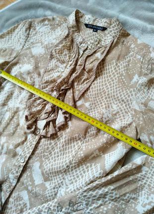 Стильна жіноча блузка зі зміїним принтом 🖤 / женственная блузка3 фото