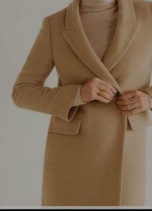 Оригінал класичне вовняне пальто манго mango