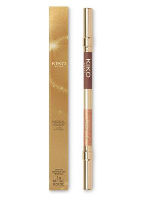 Олівець для очей kiko milano magical holiday duo eyeliner 02