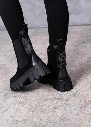 Стильні жіночі черевики зима натуральна замша3 фото