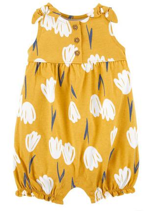 Комбинезон с цветочным рисунком