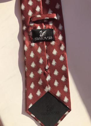 Брендовые галстуки swarovski 3