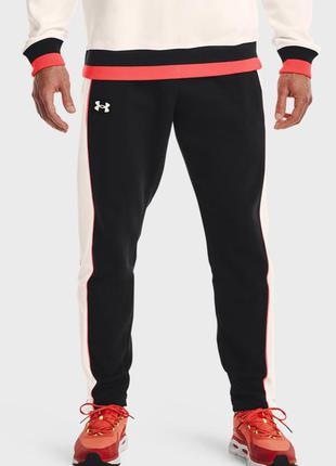 Under armour мужские черные спортивные брюки ua rival flc alma mater pnt