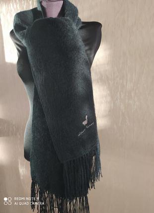 Длинный шарф из альпаки alpaca camargo. перу