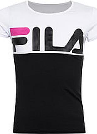 Фирменная спортивная футболка для девочки fila 140см