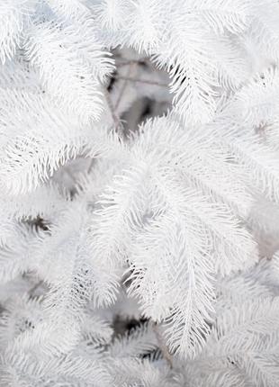 Елка искусственная новогодняя литая ковалевская белая премиум. самая пышная5 фото
