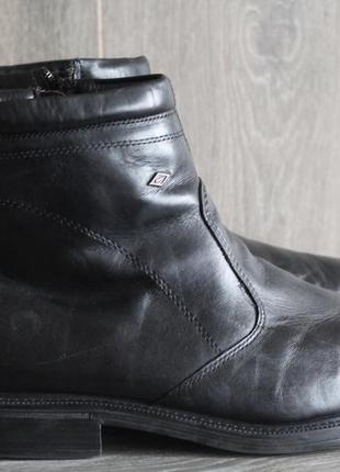 Зимние кожаные ботинки claudio conti 45-46