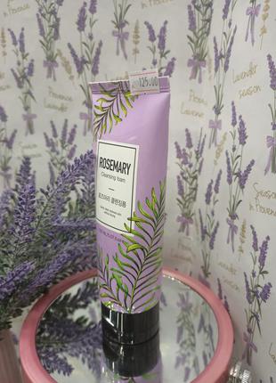 Очищаюча піна для обличчя - konad rosemary cleansing foam, 150 мл.4 фото