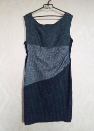 Оригінальне універсальне дизайнерське плаття сарафан драпірування сіре