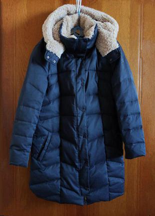 Пухове пальто натуральний пух - зимова куртка пухова