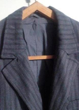Твидовый пиджак мужской, ну чуть лежал помялся, рабочий новый 46-48 размер цена снижена3 фото