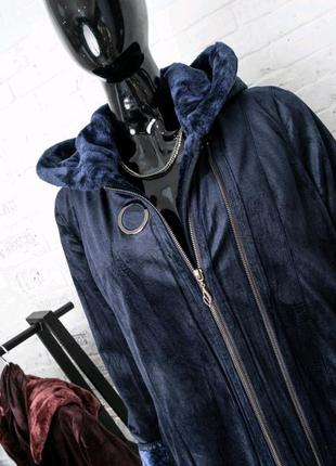 Зимняя длинная куртка/пальто на меху. батал ( большие размеры)9 фото