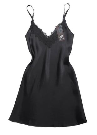 Шелковое платье комбинация "чикаго" черная.   chicago. натуральный шелк.7 фото