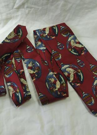 Краватка новий рік, різдво. 100% шовк