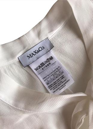 Белая блуза max&co с бантом max mara5 фото