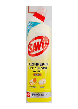 Засіб для унітазу savo wc "лимон" 750 мл