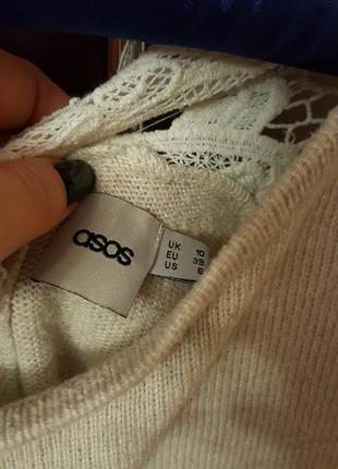 Свитер asos шерсть+ангора4 фото