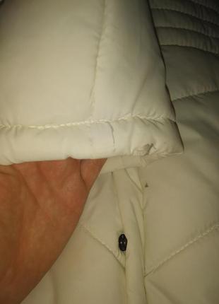 Белый пуховик куртка3 фото