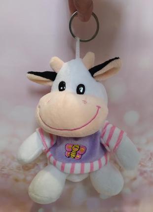М'яка іграшка-брелок "корівка"