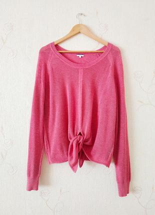 Рожевий светр dash кофта джемпер пуловер оверсайз плюс сайз розовый свитер база базовий