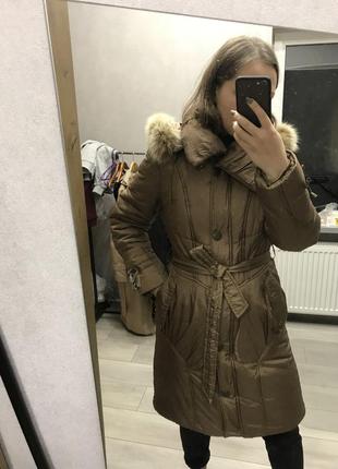 Новая зимняя куртка длинная1 фото
