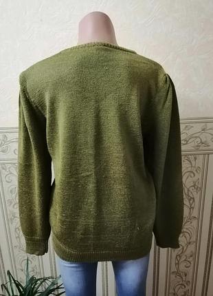Оригінальний светр з аплекацией. 4