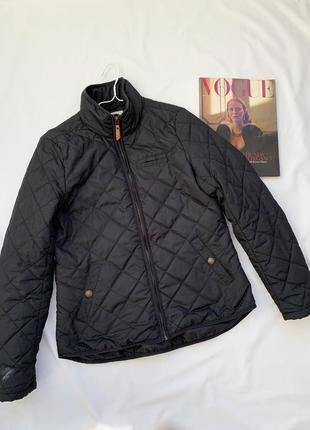 Куртка, стеганая, черная, h&m, l.o.g.g.