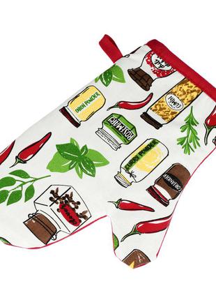Набір кухонний "спеції" рушник, фартух, рукавичка прихватки. набір кухонний фартух