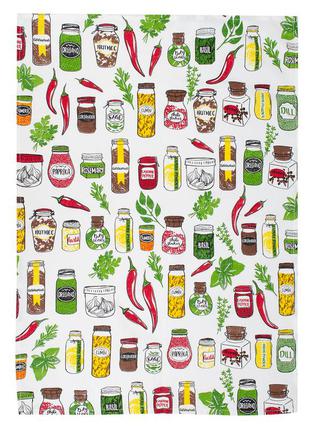 Набір кухонний "спеції" рушник, фартух, рукавичка прихватки. набір кухонний фартух