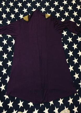 Кардиган женски кофта фиолетовый2 фото