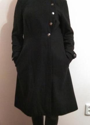 Пальто чорне жіноче3 фото