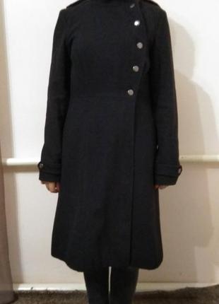 Пальто жіноче чорне4 фото