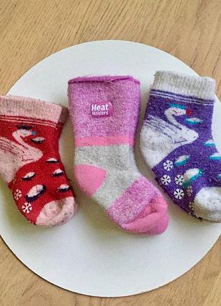 Теплі шкарпетки heat holders від next + махрові шкарпетки