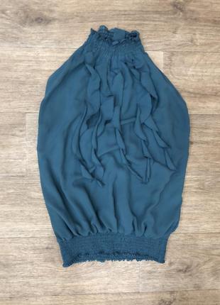 Красивая блузка цвета аквамарин orsay s