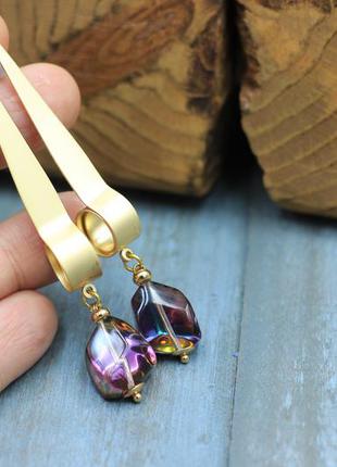 Длинные нарядные серьги 4