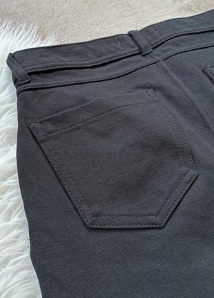 Женские приталенные трикотажные штаны скинни zara7 фото
