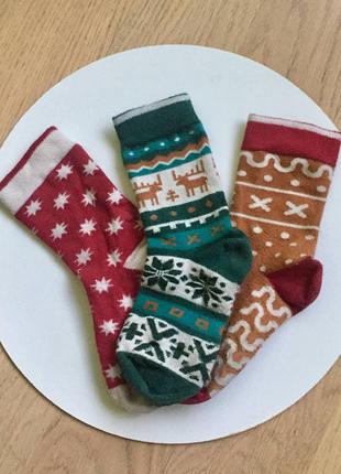 Дитячі шкарпетки dodo socks mykolaiko з новорічним принтом /нюанс!!/ціна знижена2 фото
