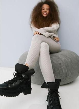 Ботильоны из искусственной кожи