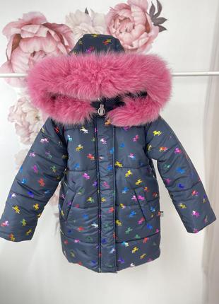 Зимове пальто на флісі пуховик легкий та зручний2 фото