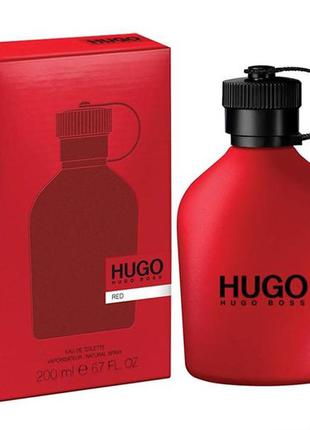 Hugo boss red туалетная вода для мужчин 200 мл1 фото