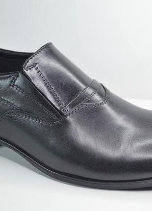 Мужские классические кожаные туфли черные ava 38
