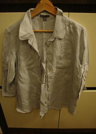 Рубашка, блуза , лен  gap2 фото