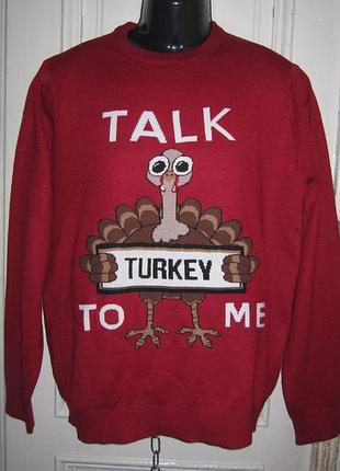 Светр новорічний.чоловіча.розмір l