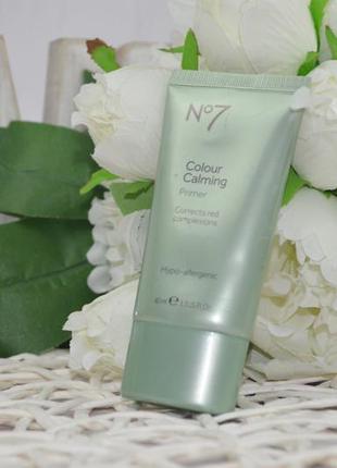 Фірмовий праймер заспокійливий boots no7 colour calming primer - green