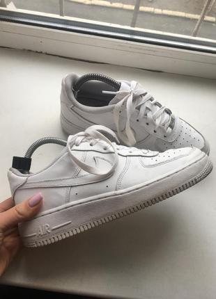 Nike air force кроссовки женские зимнее белые 38 найк4 фото