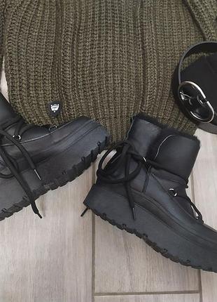 Меховые зимние ботинки✔️